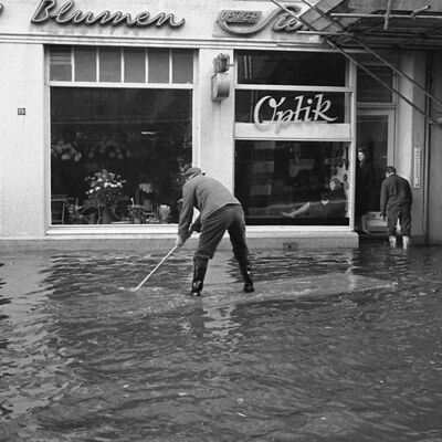 K&ouml;nigstra&szlig;e 19 Sturmflut 1965