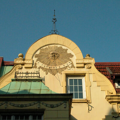 K&ouml;nigstra&szlig;e 32 Sonnenuhr
