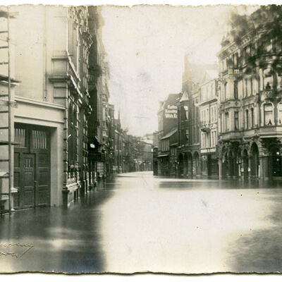 Postkarte Hochwasser