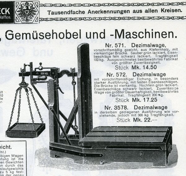 Bild vergr&ouml;&szlig;ern: Dezimalwaage