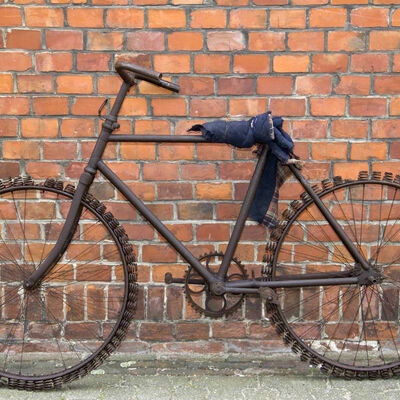 Fahrrad mit Notbereifung