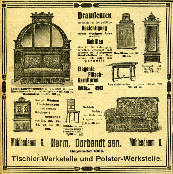 Bild vergr&ouml;&szlig;ern: Schaufenster der Tischlerei