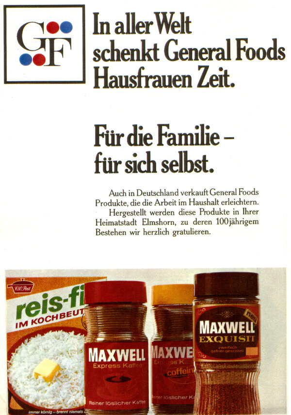 Bild vergr&ouml;&szlig;ern: General Foods Werbung