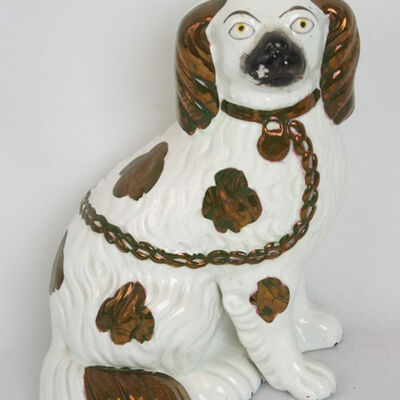 A-0314 Englische Steingut-Hunde